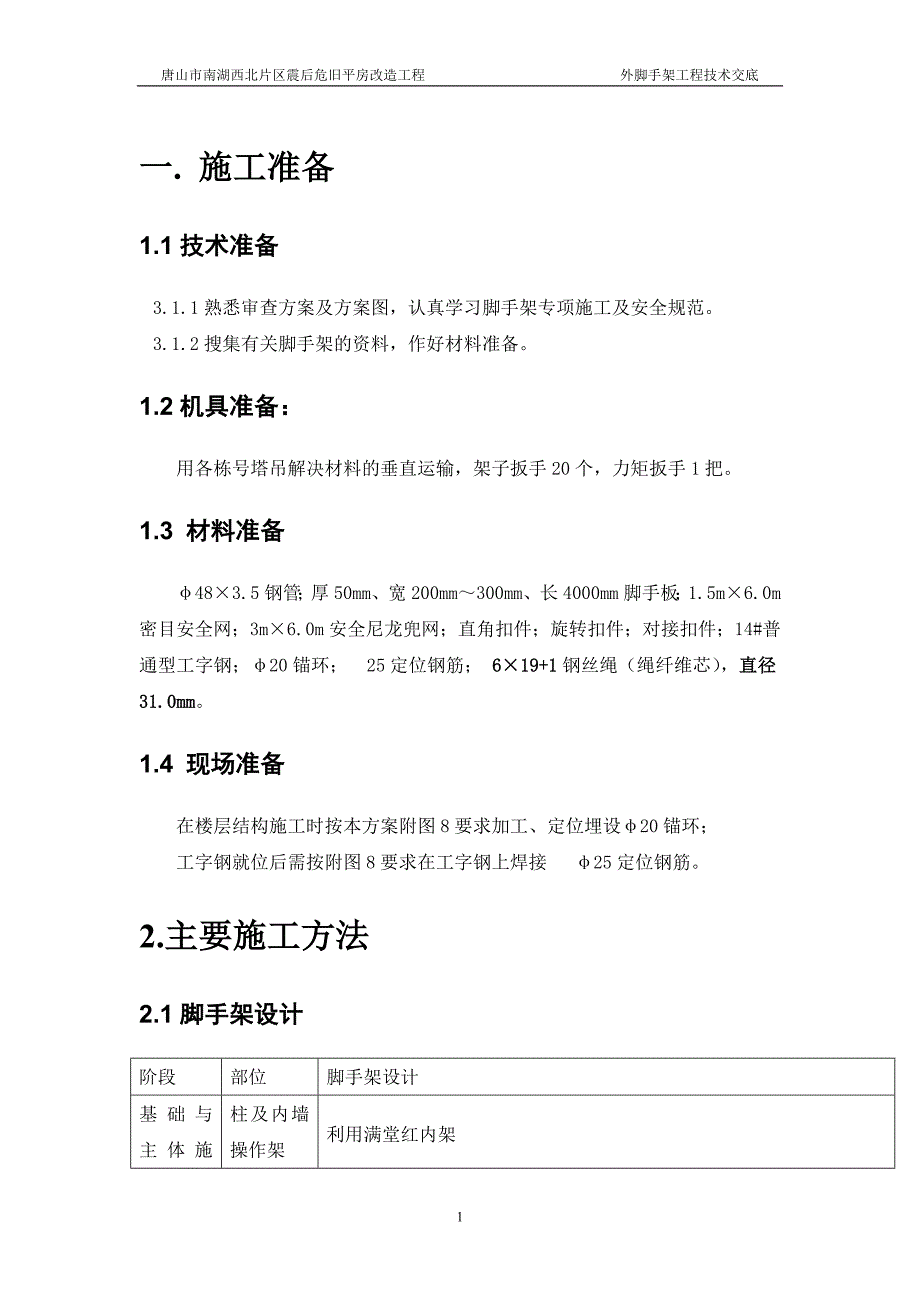 1462编号外脚手架技术交底_第1页