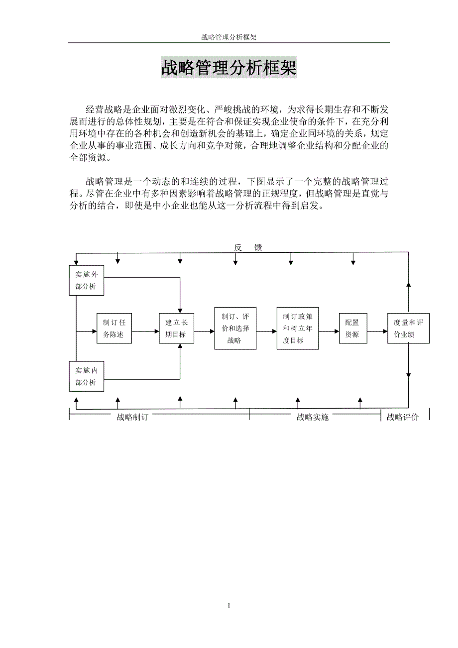 1714编号战略管理分析框架_第1页