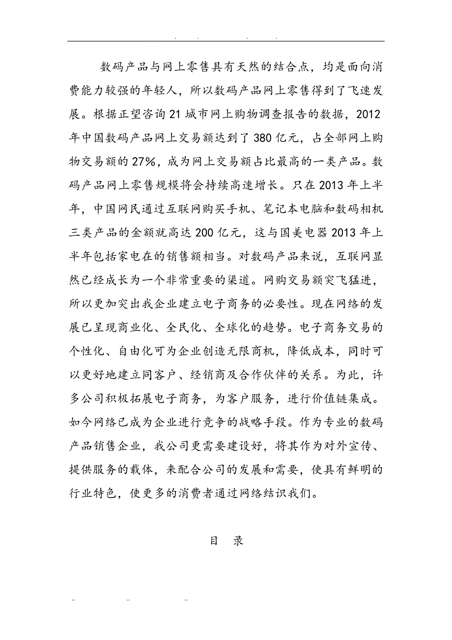 数码产品有限公司商业实施计划书_第3页