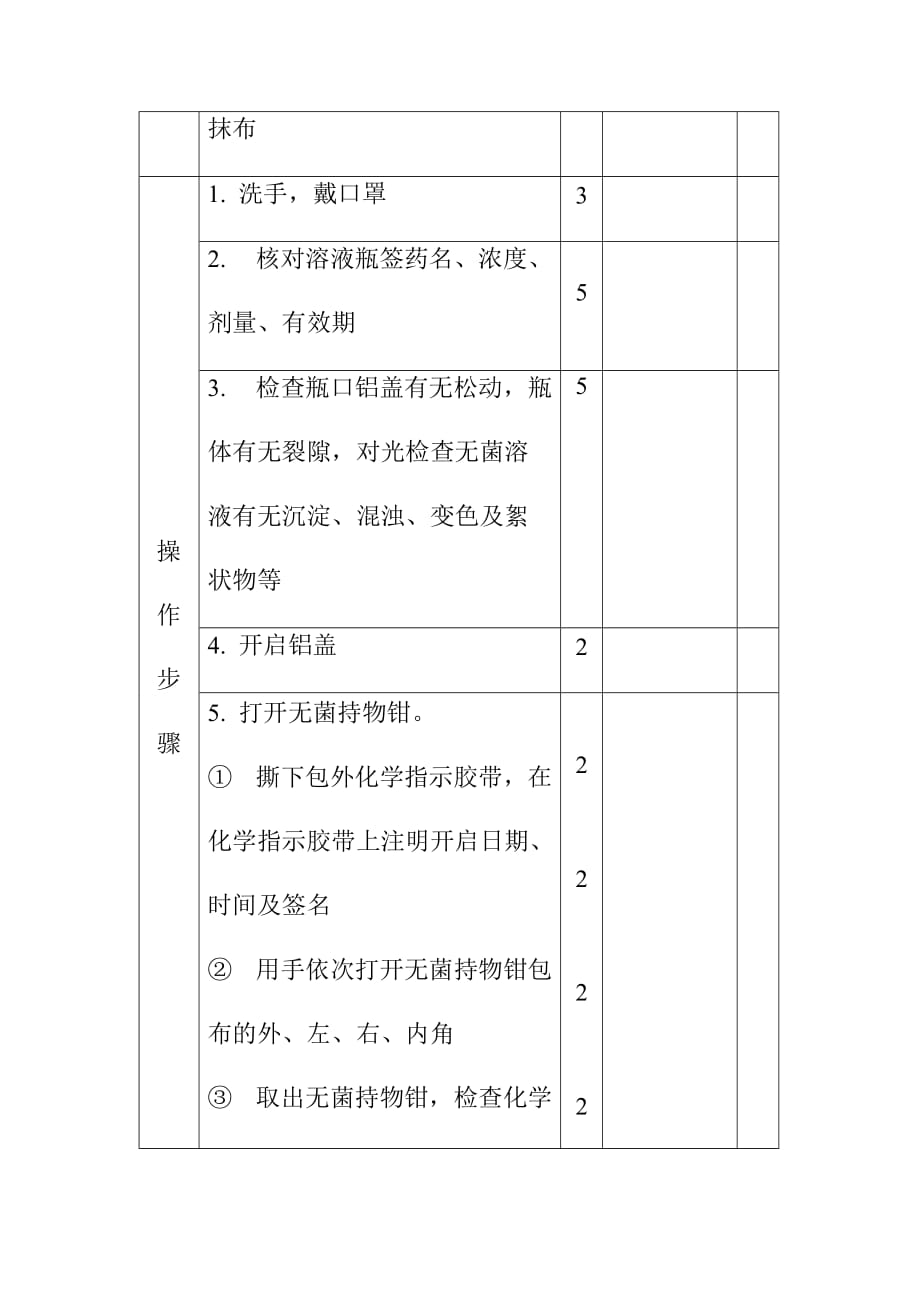 取无菌溶液操作规范_第3页