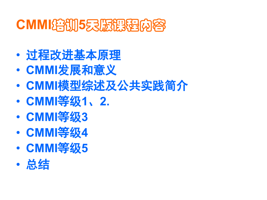 CMMI培训全册_第2页