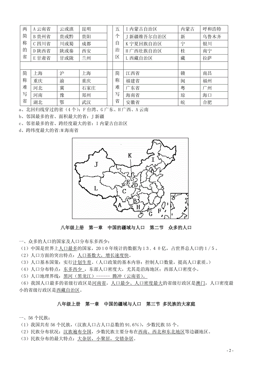 八年级地理上册知识点总结新人教版 (3).doc_第2页