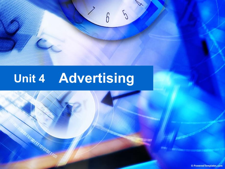 商务英语Unit4Advertising_第1页