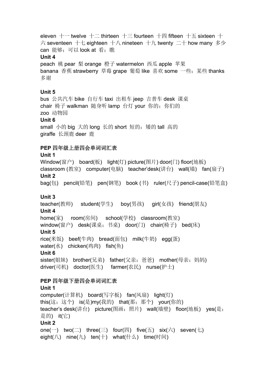 小学英语单词(全).doc_第3页