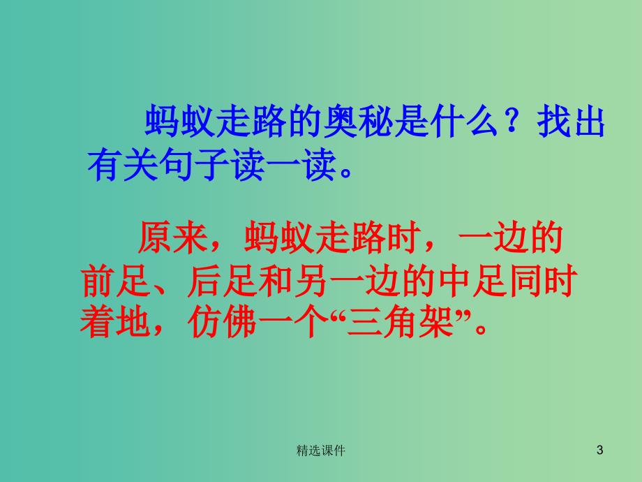 三年级语文上册《走路的奥秘》课件2 沪教版_第3页