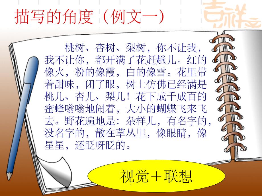 学习环境描写ppt课件_第3页