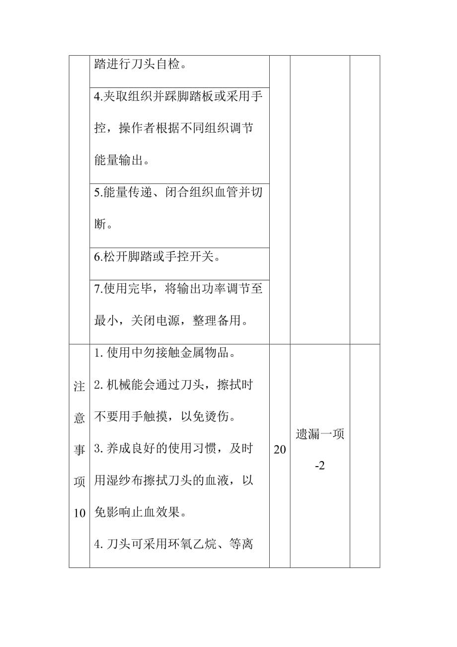 超声刀的使用操作规范_第3页