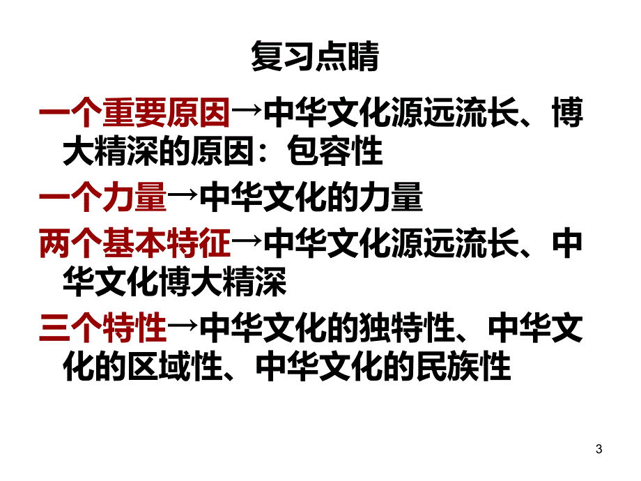 第六课我们的中华文化一轮复习课件_第3页