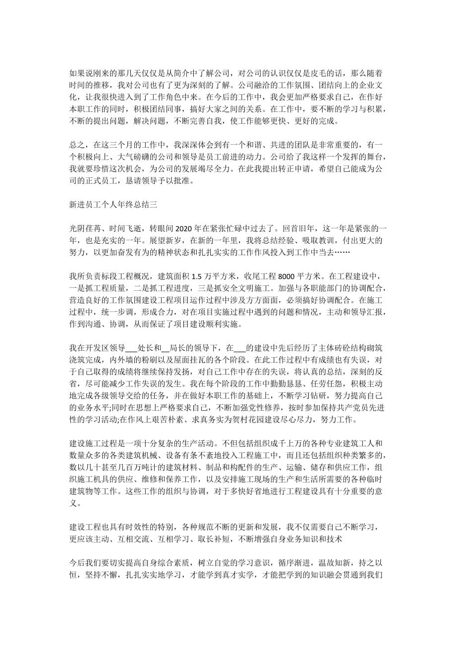 关于新进员工个人年终总结5篇精选例文_第4页