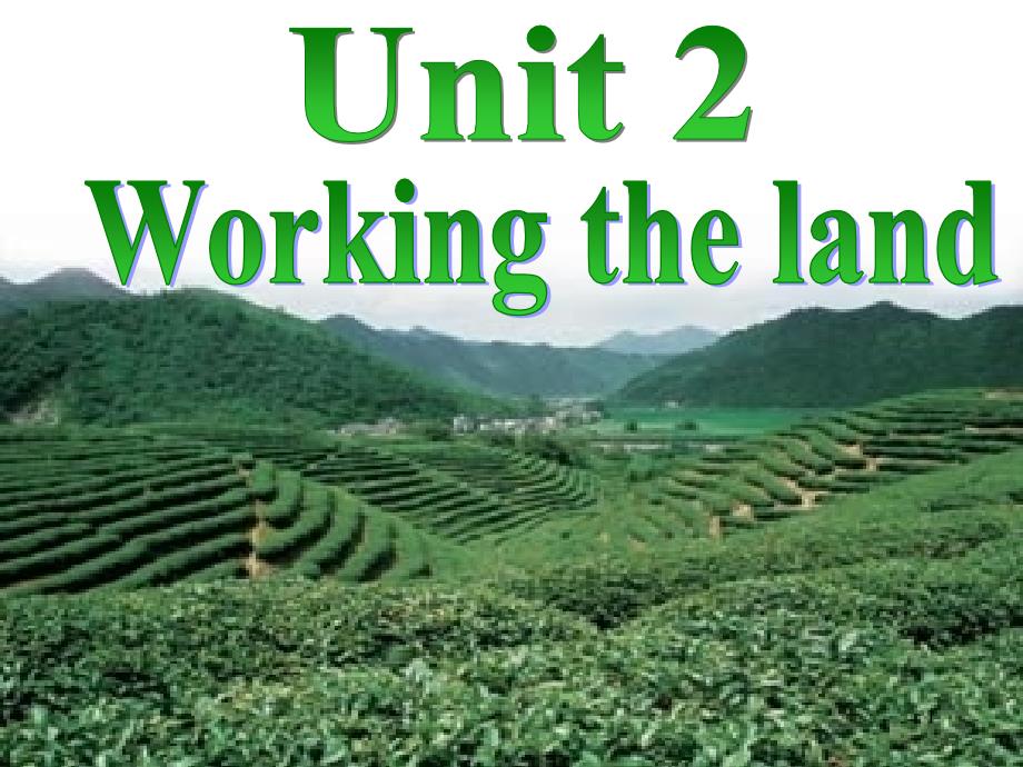 B4Unit2Working the land 语言点（课堂PPT）_第1页