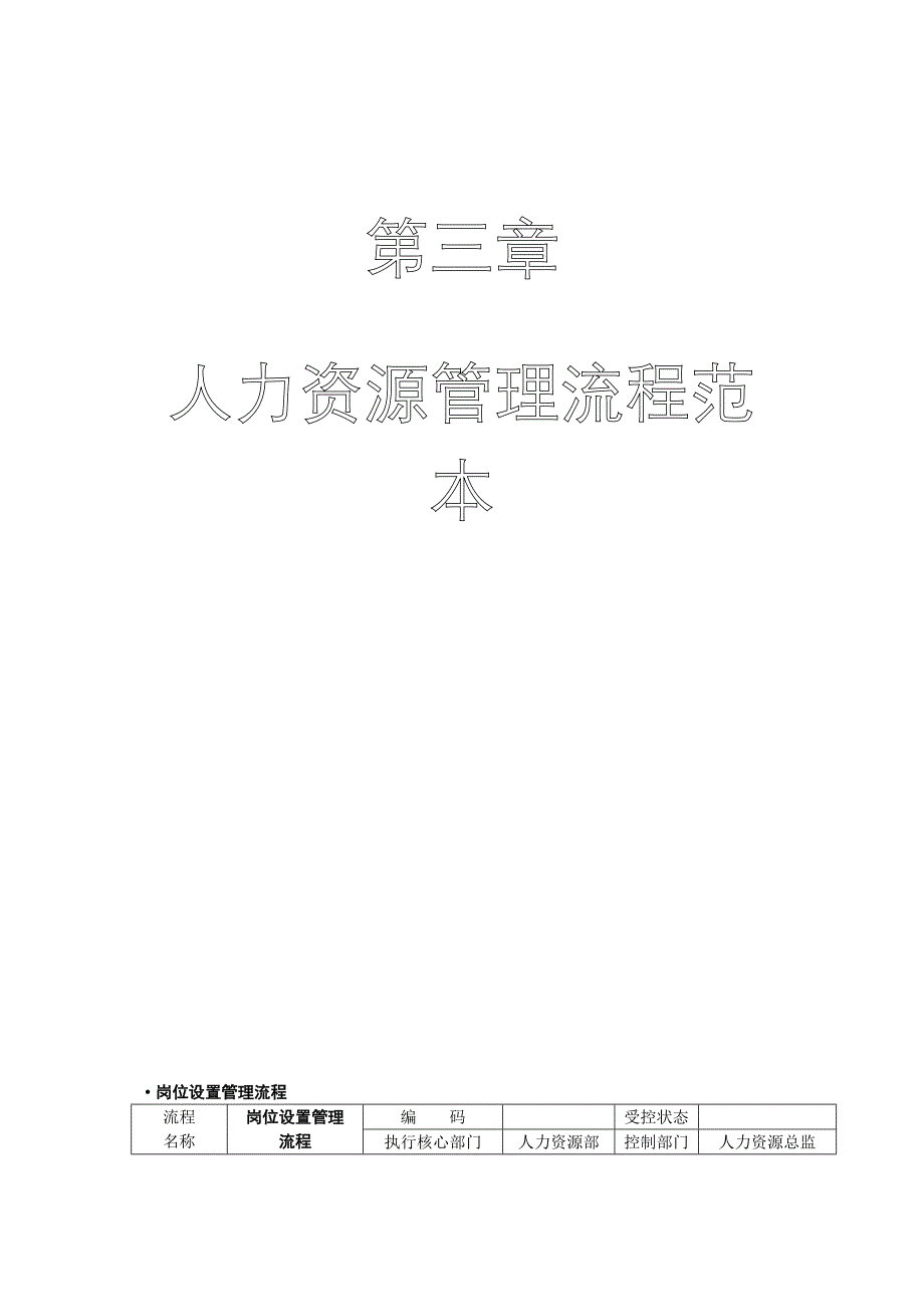 人力资源管理流程图(全套哦)._第1页