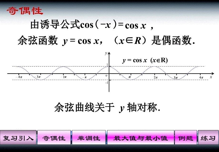 正弦函数余弦函数的性质优质课比赛课件_第5页