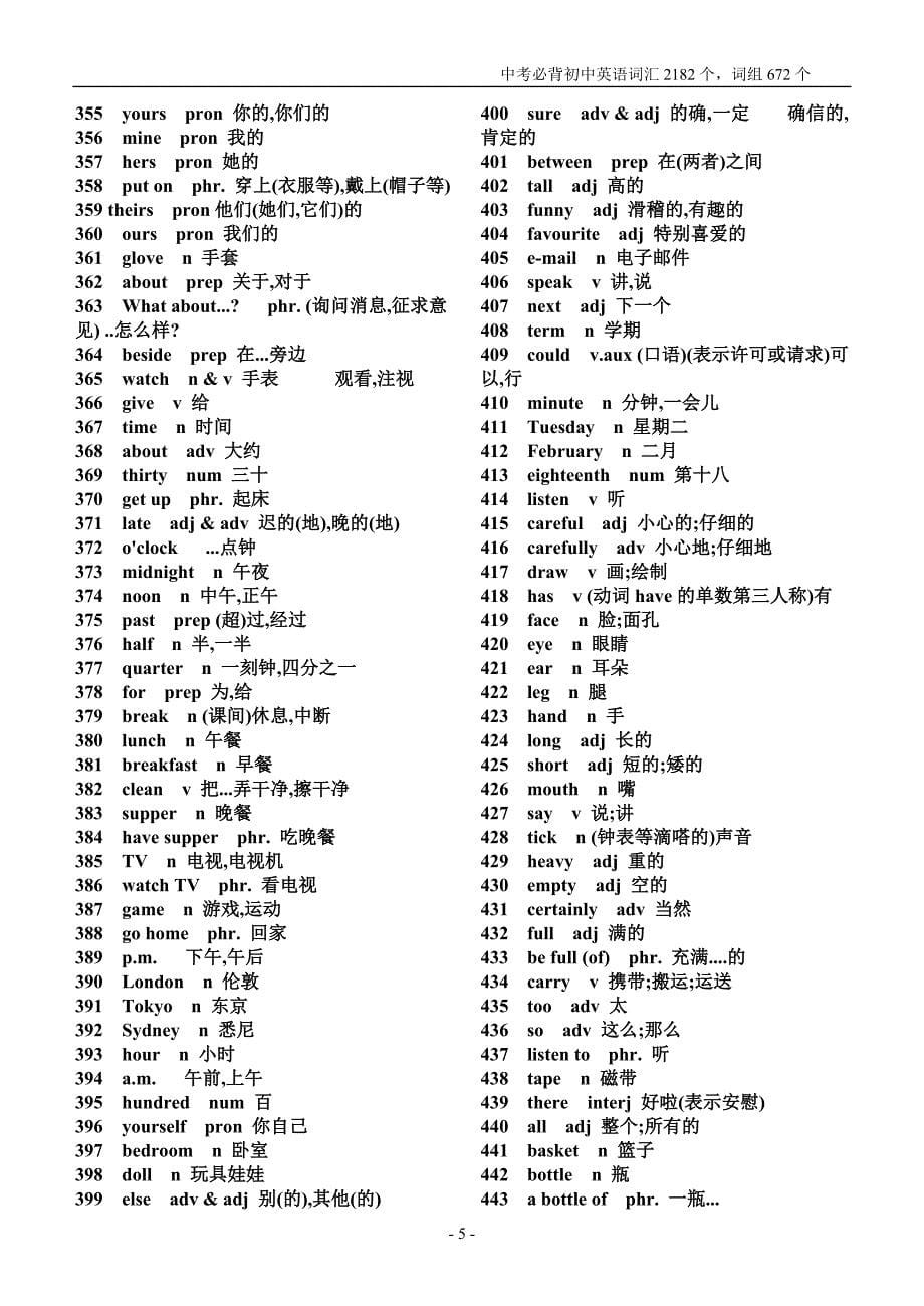 初中英语词汇表2182个单词.doc_第5页