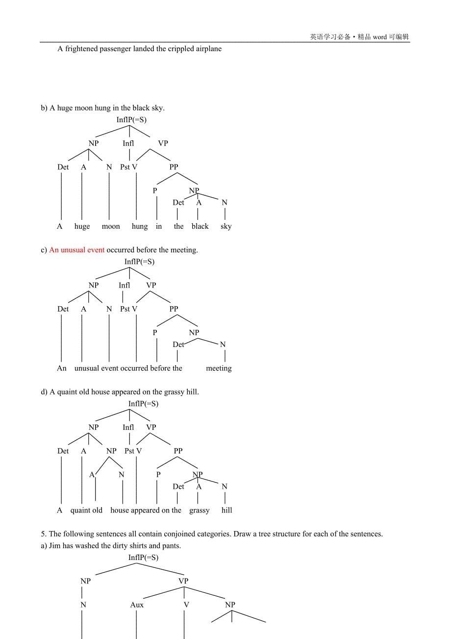 英语语言学树形图举例[汇编]_第5页