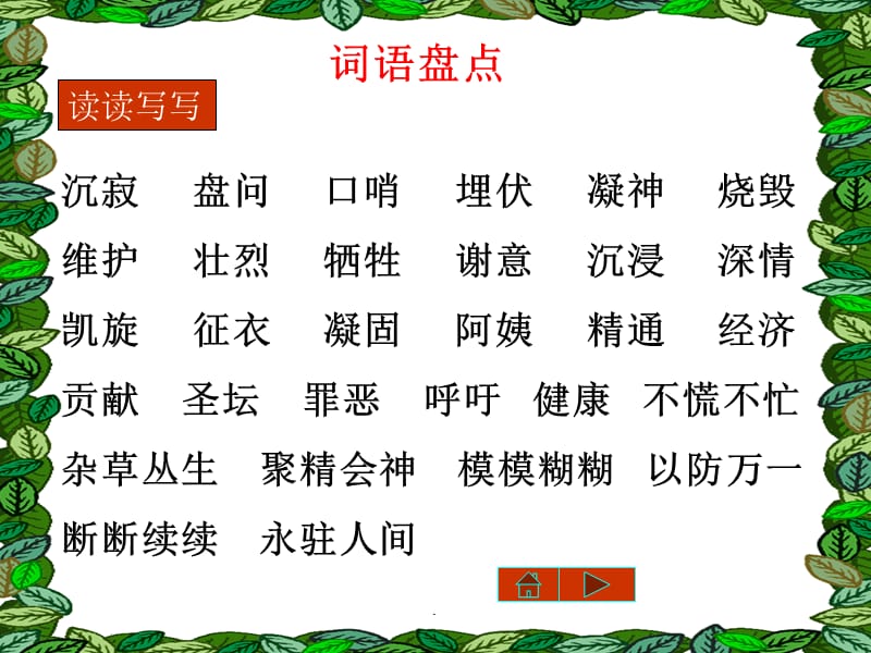 最新人教版小学四年级语文下册四下语文园地四精品1完整ppt课件_第2页