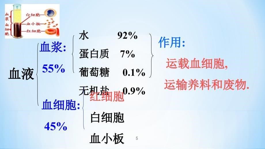 教学体内物质的运输(第一课时)血液（课堂PPT）_第5页