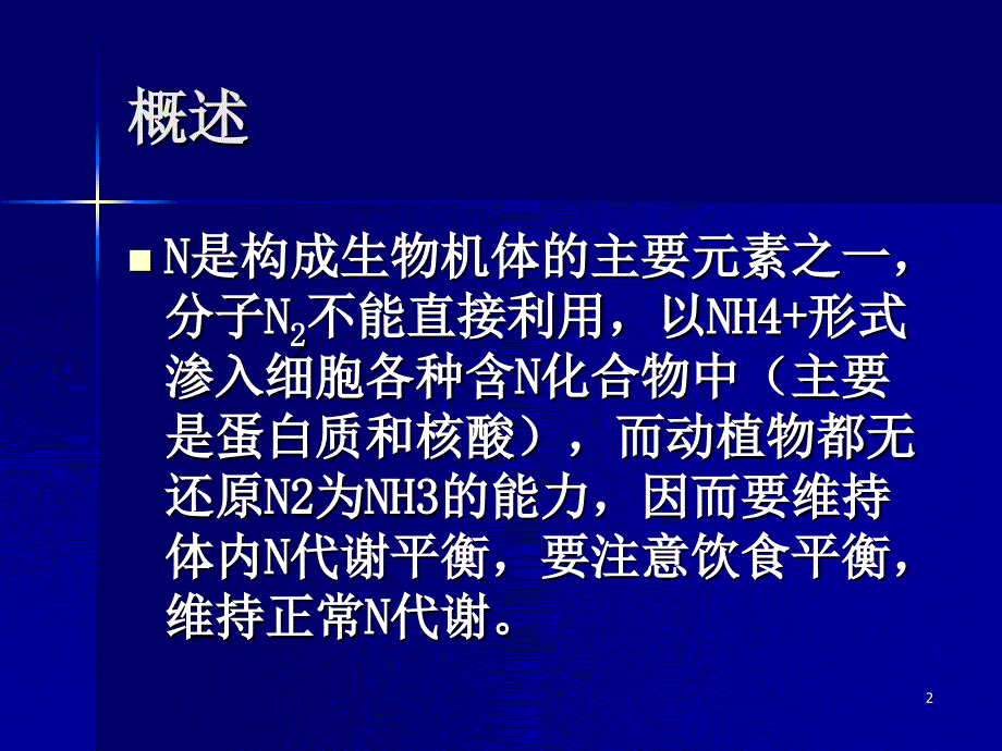 氮代谢（课堂PPT）_第2页