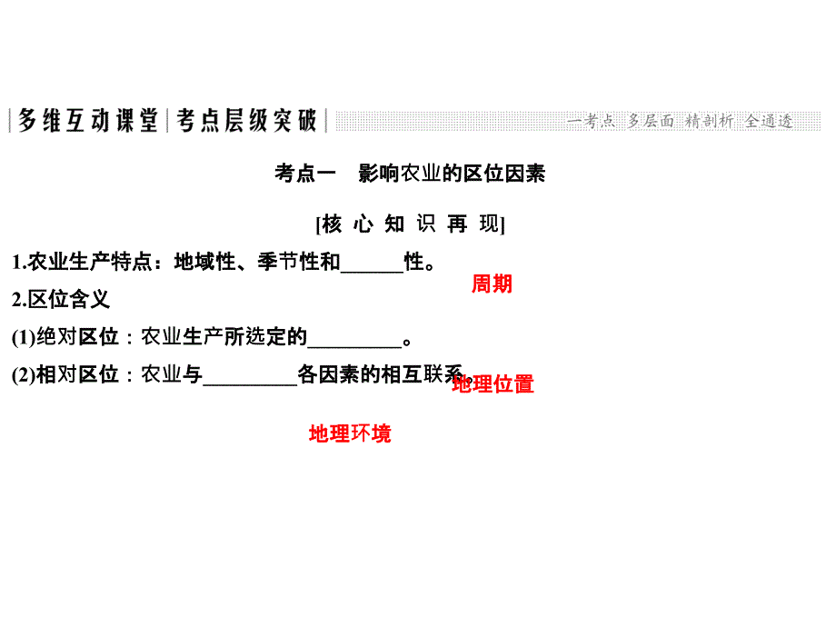 鲁教高三地理一轮总复习课件第八单元第一节农业区位因素共47_第4页