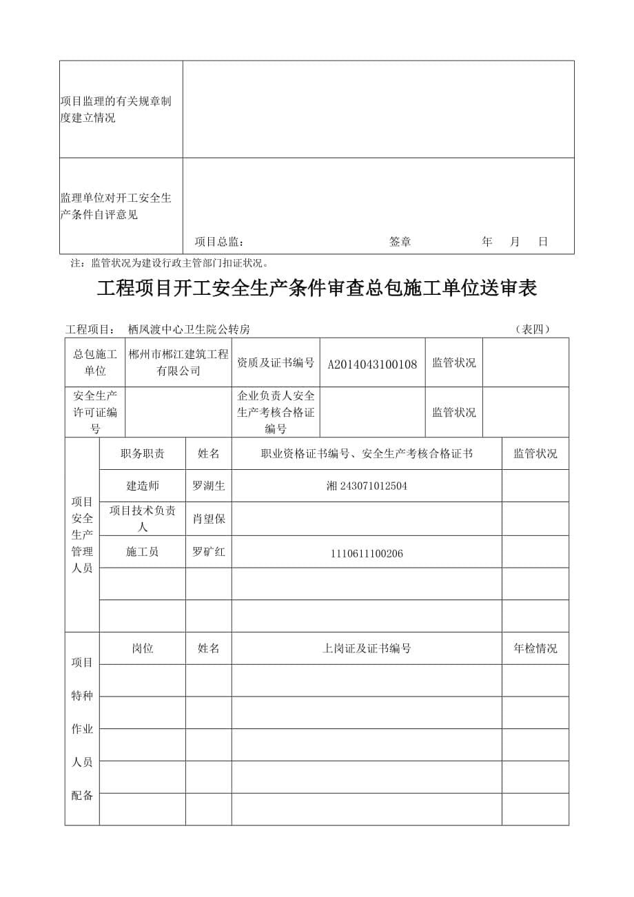 湖南省建设工程项目开工安全生产条件审查_第5页