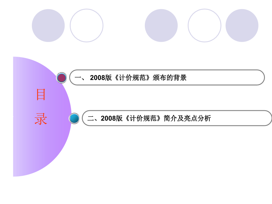 建设工程量清单计价规范2008最新分析报告_第1页