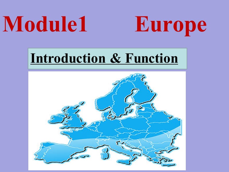 Module1《Europe》（课堂PPT）_第1页