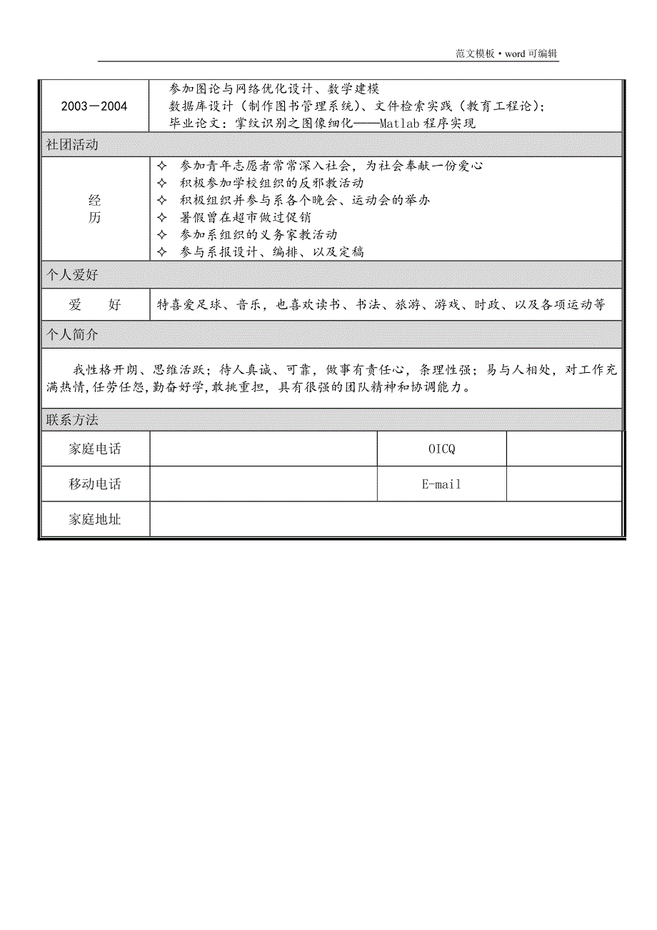 个人简历模板大全-(word版)[参考]_第3页