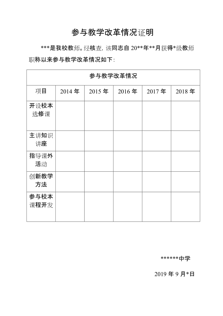 7 参与教学改革情况证明.doc_第1页