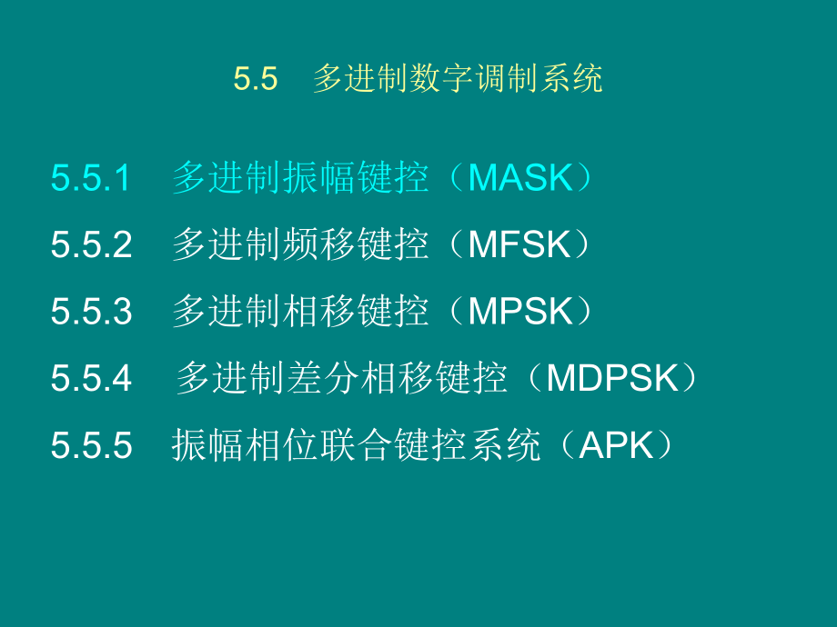 通信原理多进制数字调制系统PPT_第2页