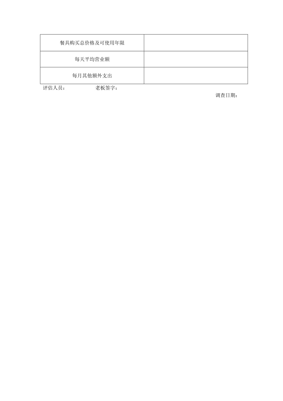 资产评估报告(水吧评估)_第4页