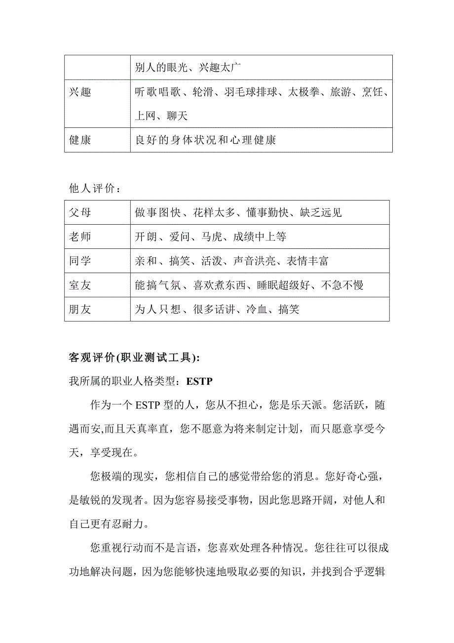 我的教师职业规划生涯_第4页