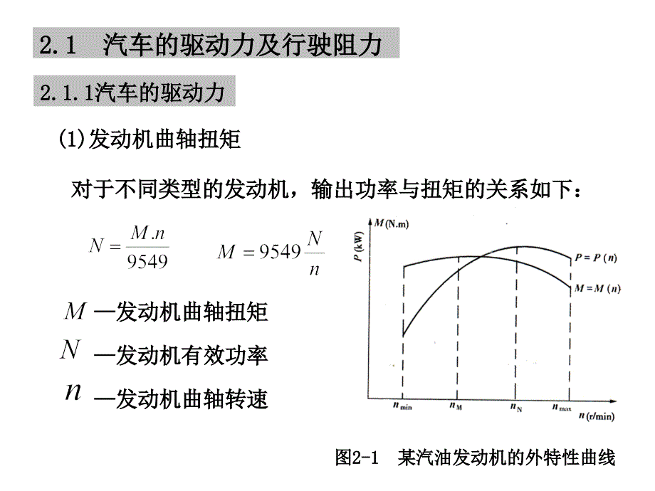 道路勘测设计第二章汽车的行驶特性课件_第2页