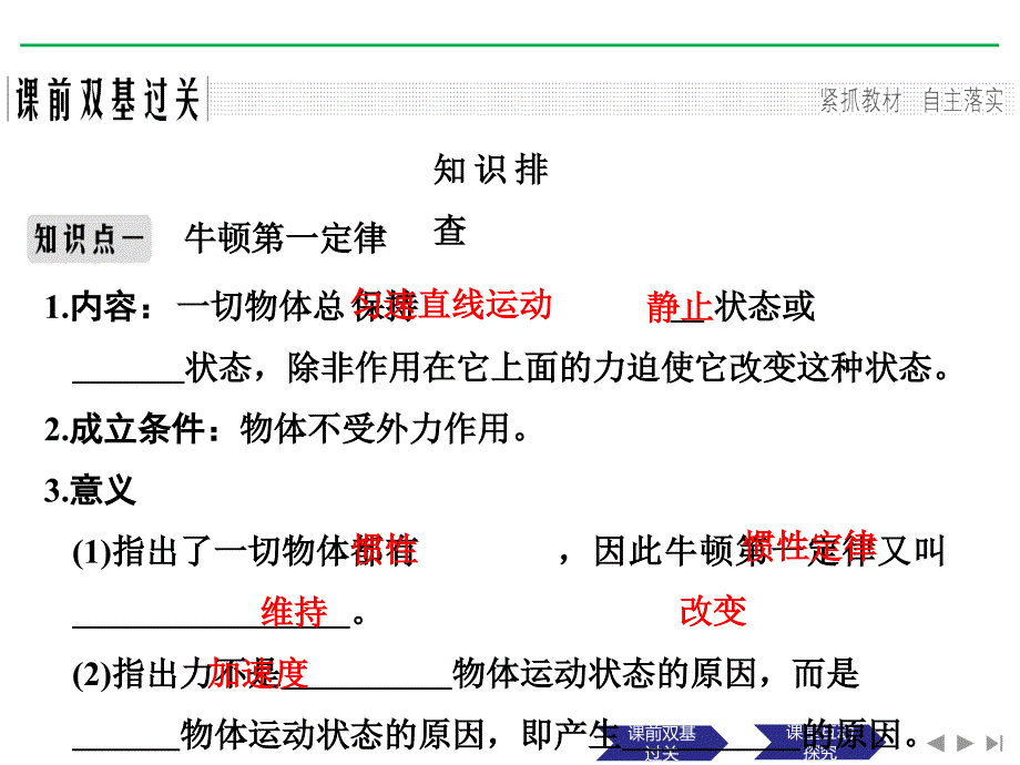 2019物理高考复习备考全国通用课件：第三章　牛顿运动定律 基础课1_第4页