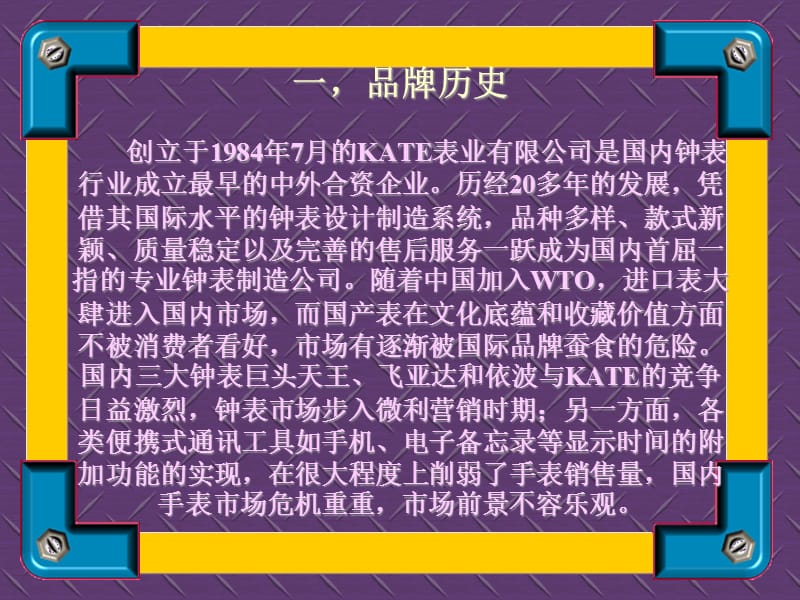 KATE手表广告策划书精编版_第3页