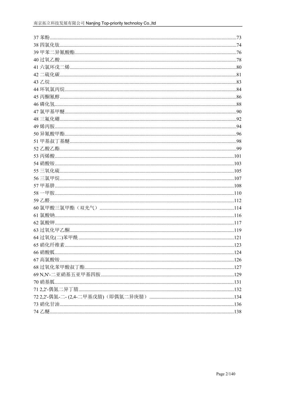 1402编号重点监管危险化学品名录_第2页