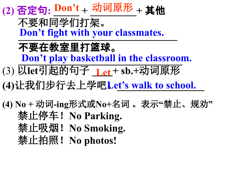 Unit 4 Don27t eat in class课件B_第3页