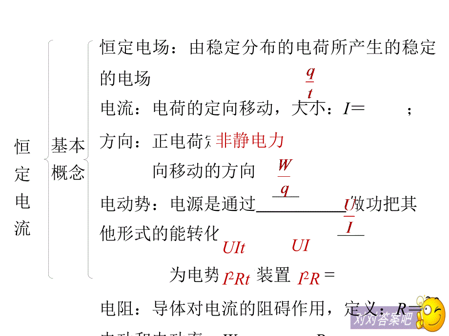 2018物理人教（浙江）选修3-1课件：第二章 恒定电流 章末总结_第4页