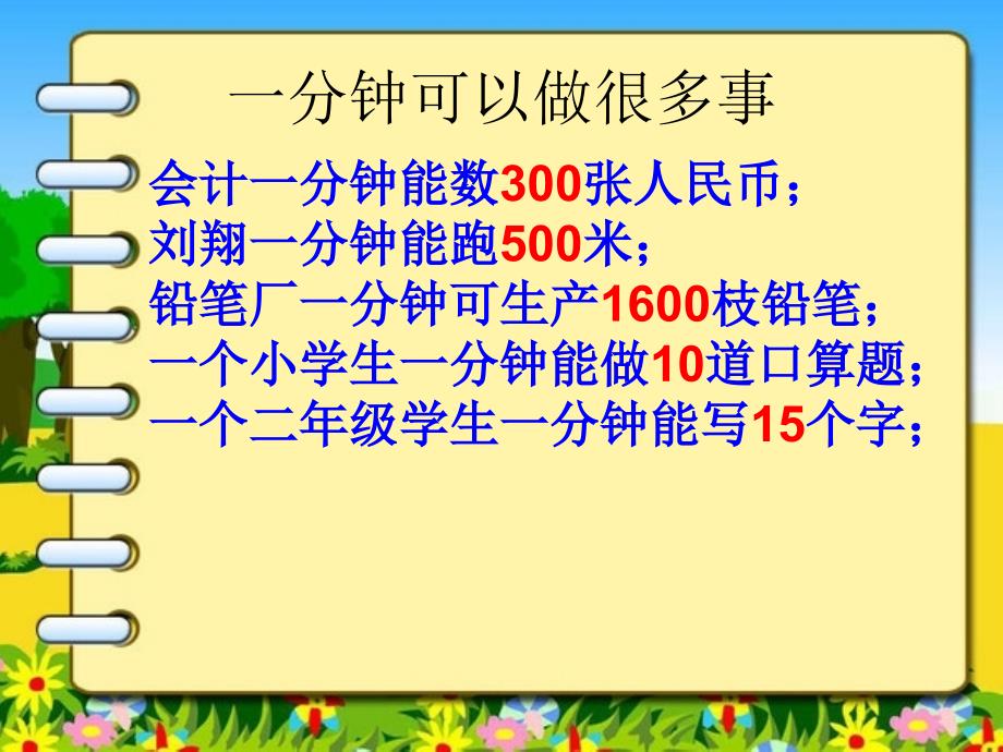 《一分钟》优秀课件.ppt_第2页