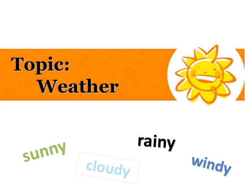 少儿英语-天气-weather_第1页