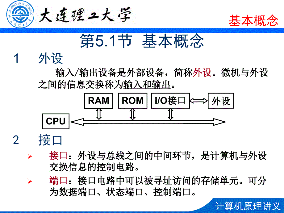 计算机原理第5章 输入输出接口课件_第2页