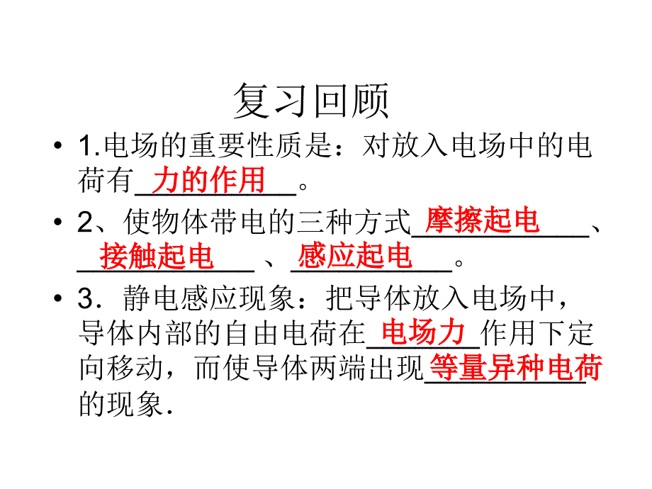 高中物理人教版选修3-1 第一章 第7节 静电现象的应用 课件3 （共22张PPT）_第2页