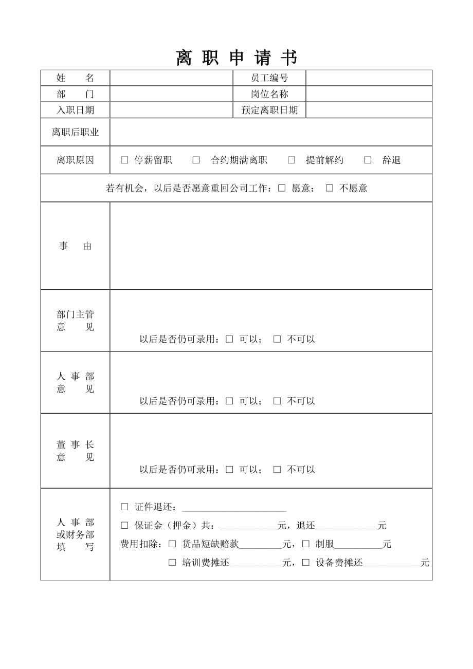 面试表格（最新精选汇编）_第2页