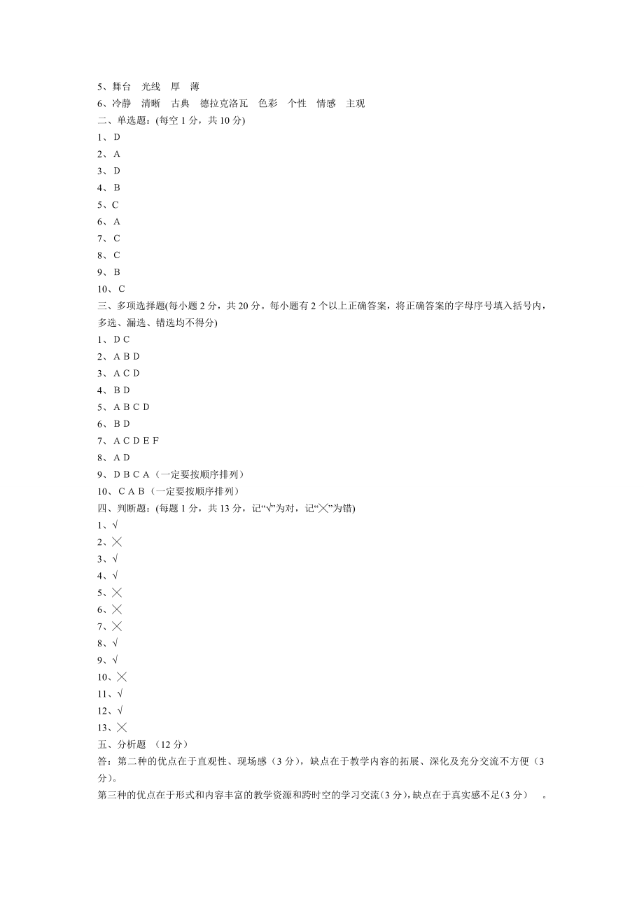 （实用）中小学美术教师招聘考题及考试资料-141页_第3页