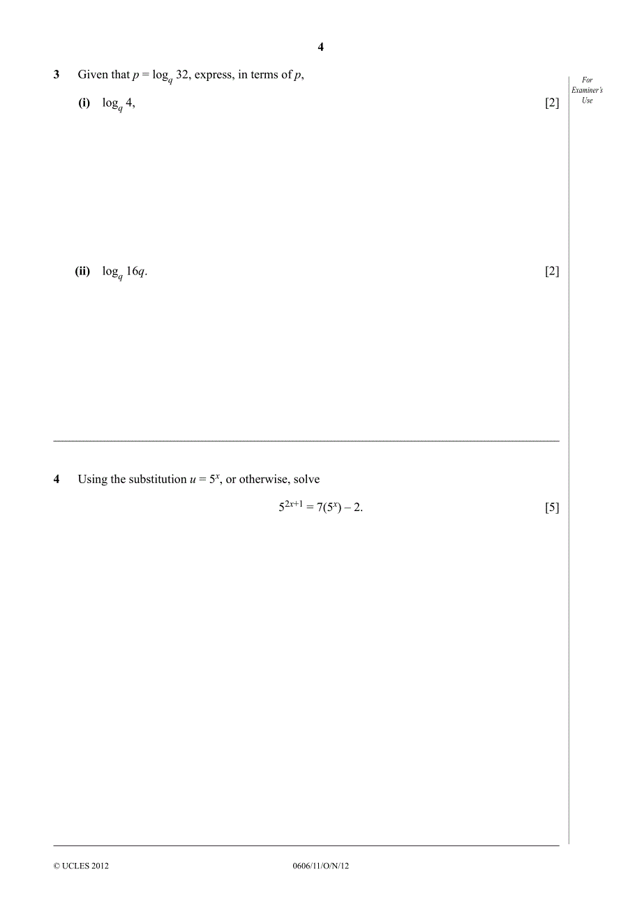 IGCSE数学试卷 past paper.pdf_第4页