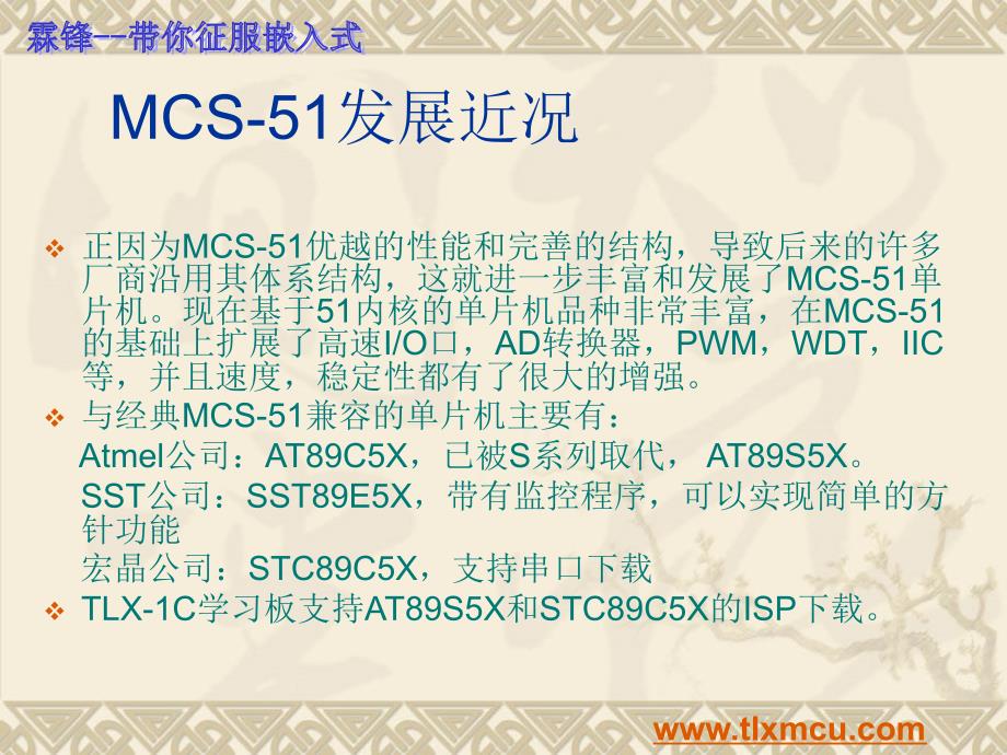 霖峰单片机ppt 2 51简介课件_第4页