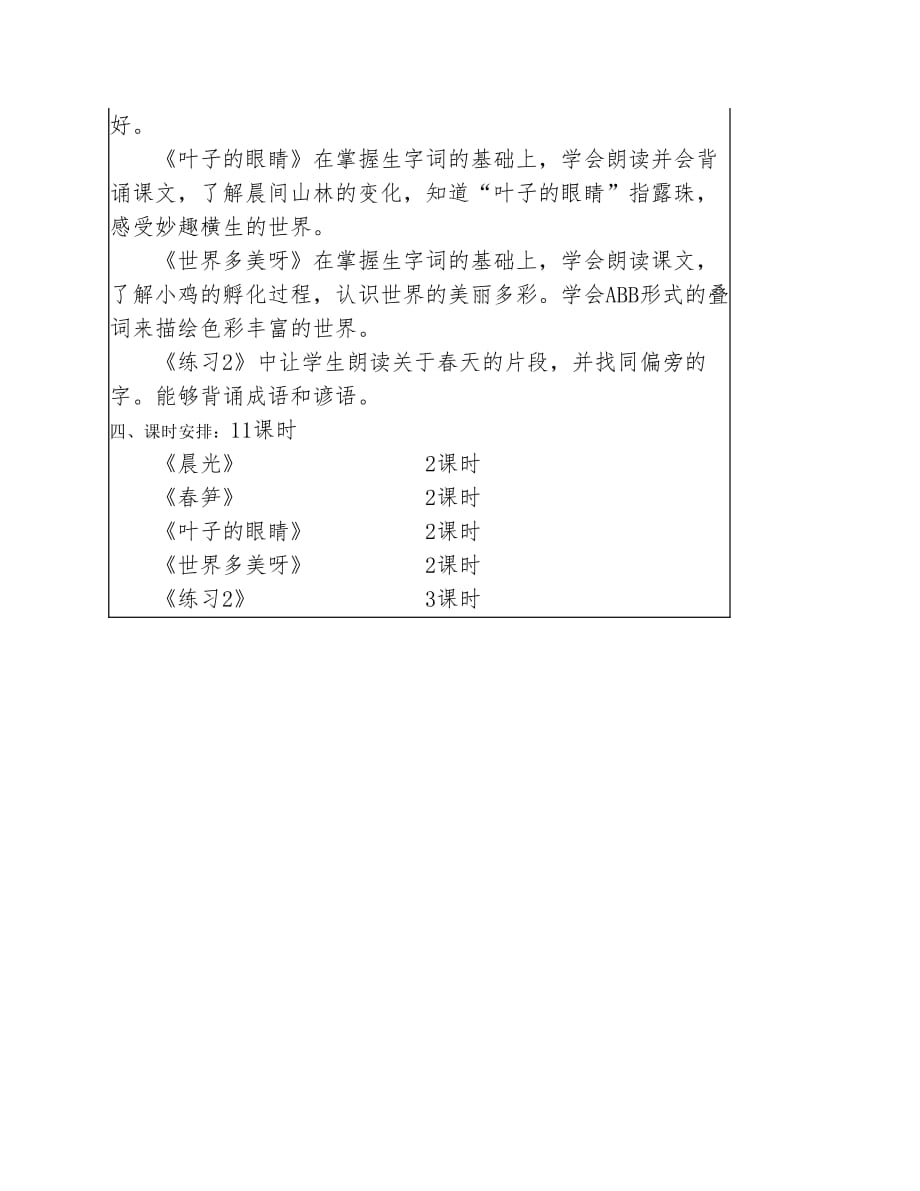 2017最新苏教版一年级语文下册第二单元 解析_第2页