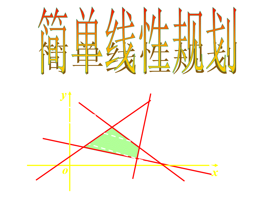 高中数学(人教版)必修五课件：简单线性规划._第1页