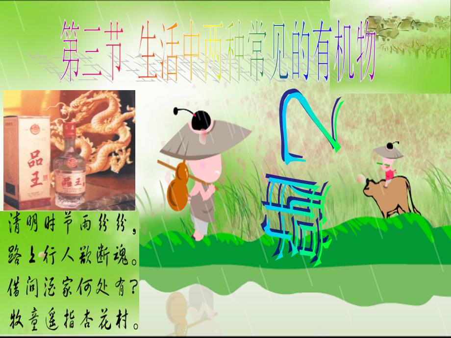 高一化学必修2 乙醇 ppt._第1页