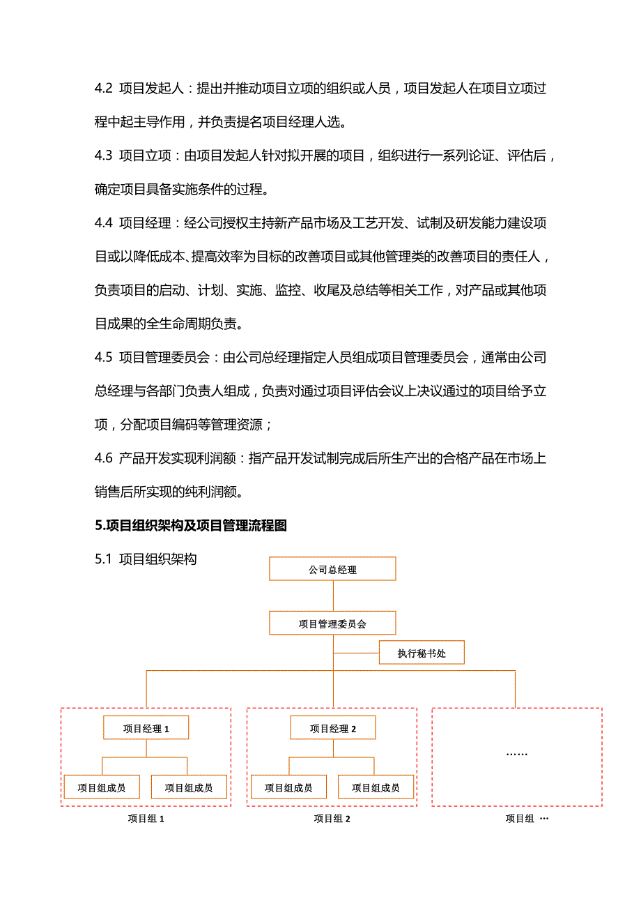 （实用）公司项目管理制度._第2页