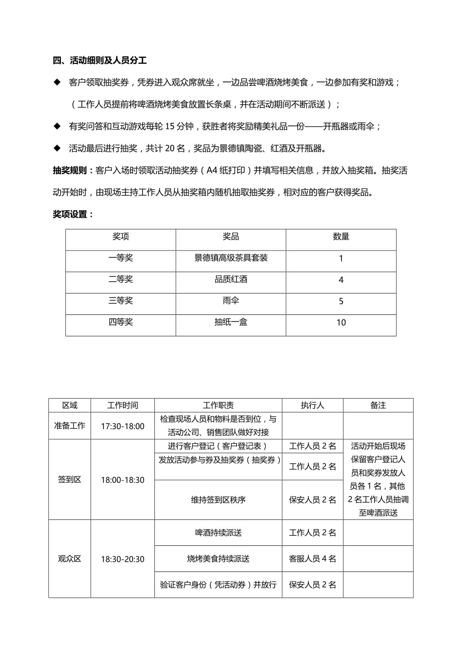 啤酒烧烤节活动执行方案_第2页