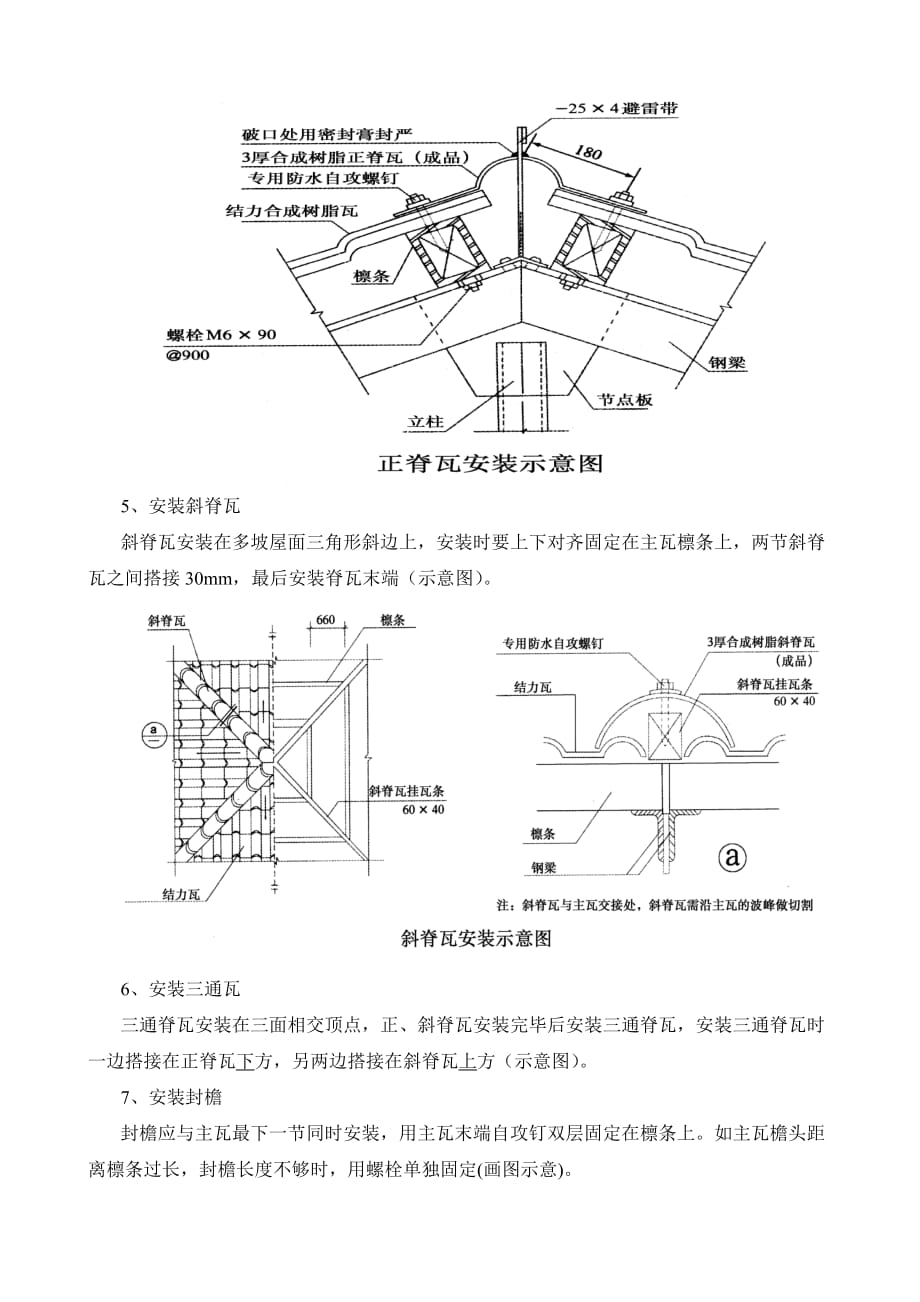 树脂瓦施工方案_第3页